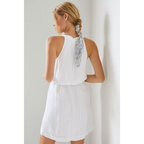 NWT Cloth & Stone Halter mini white dress Size XS - Picture 2 of 7
